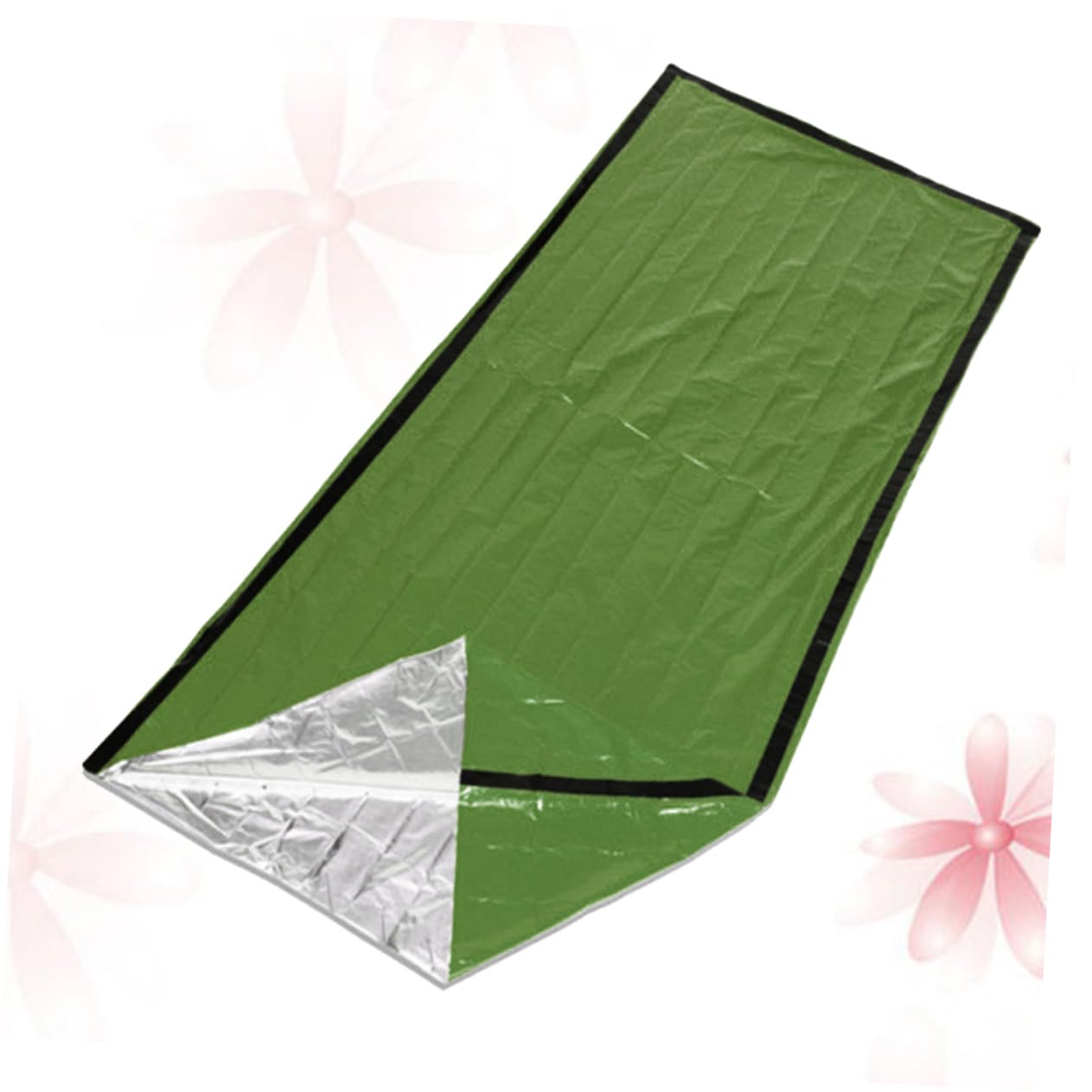 Mikikit Lightweight Pe Thermal Sleeping Bag for Camping Emergency Kit Outdoor Adventure