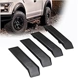 XQSMWF Pack of 4 Left Running Board Step Pad Grip Cover Step Cap Mat LH FL3Z16491DA Compatible with Ford F150 F250 F350 F450 F550 2015-2022 Driver Side