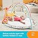 Fisher-Price Go Wild Gym & Giraffe Wedge, infant activity gym with large playmat, musical toy and tummy time support wedge for babies