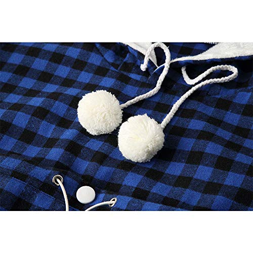 Pet Pouch Hoodie - Cat Dog Holder Sweatshirt Large Pocket Carrier Pullover Tops For Women (Blue+Black, Xx-Large) #TOP6