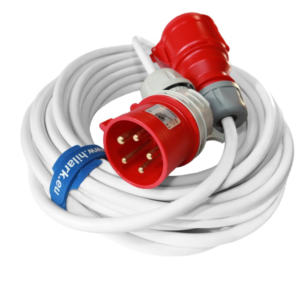 Cavo Elettrico Flessibile H05VV-F 5x1,5 Mm² – 10 Metri, 5 Fili Con Conduttore Di Protezione, Guaina PVC Bianca, Per Interni