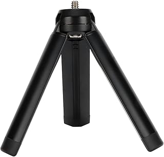 Desktop Webcam Tripod Mini Camera Tripod Stand Mini Camera Tripod Extendable Lightweight Portable Vlog Travel Selfie Stick Handle Tripod Webcam