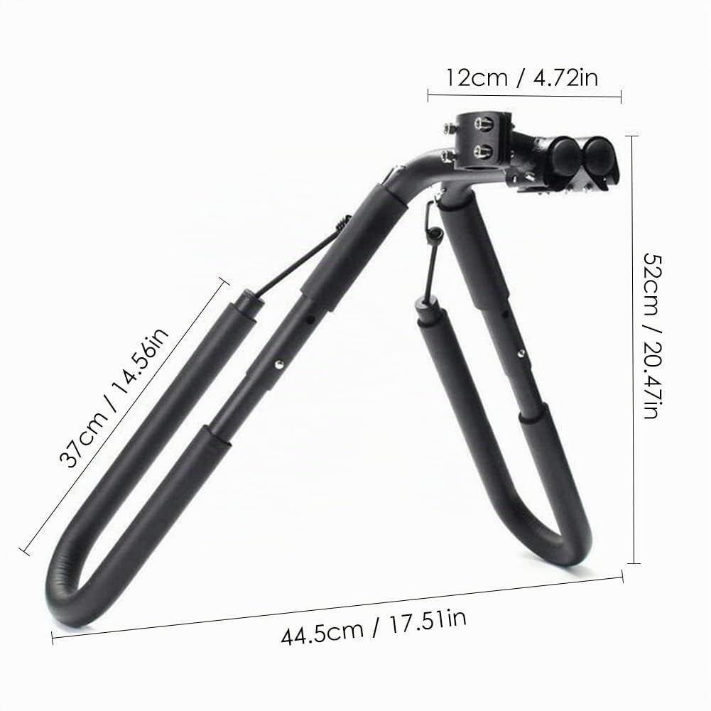 Support de Planche de Surf Réglable pour Vélo - Accessoire pour Longboards