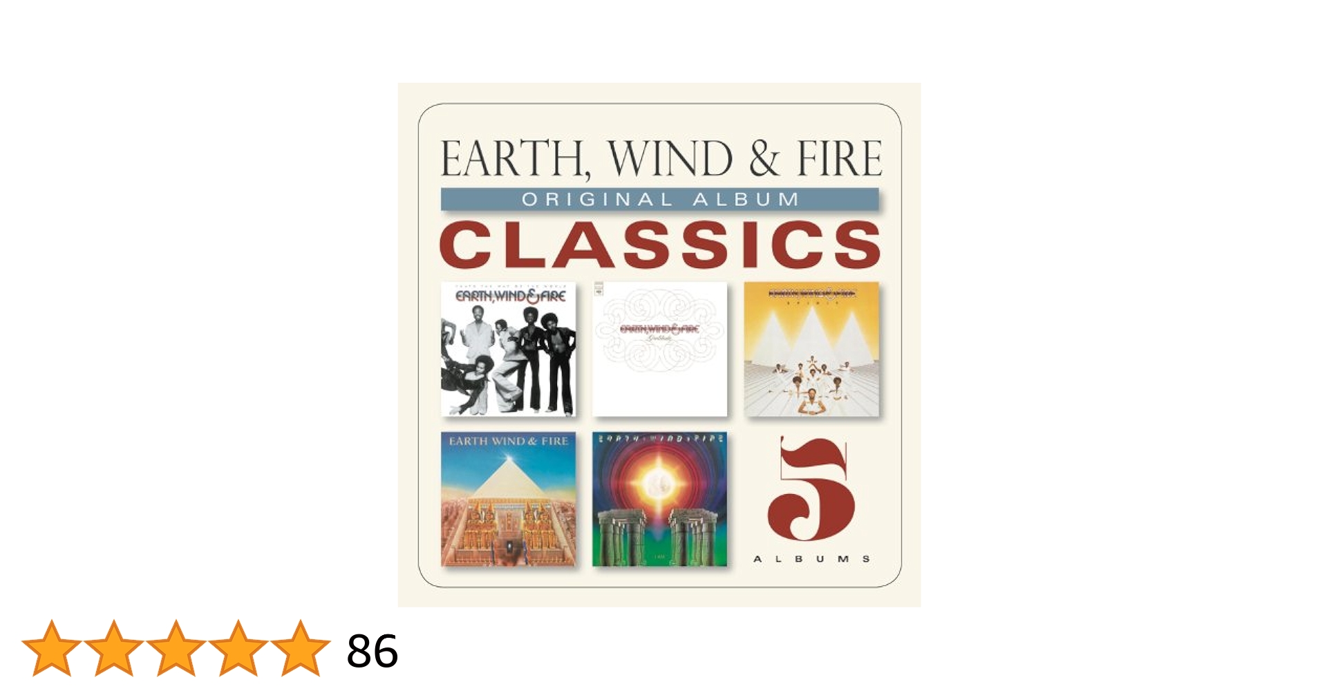 EW&F 貴重! 紙ジャケットCD 5枚セット EW&F 貴重! 紙ジャケットCD 5枚セット