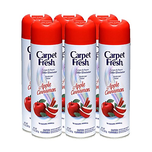 Carpet Fresh 10.5 oz No-Vacuum Apple Cinnamon Fragrance (Pack of 6)