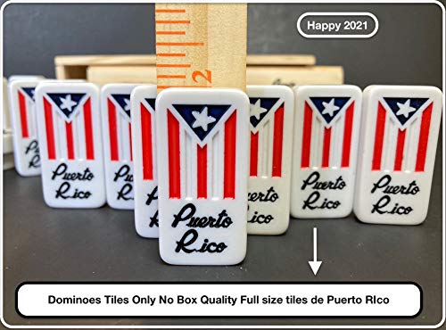 Puerto Rico Dominoes Flag Domino Set miniatura 5