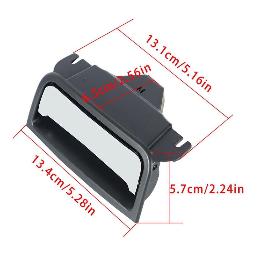 GGDZTMNB Black&Chrome Center Console Armrest Latch Handle Plastic for Chevy for Suburban 2015-2020 for Tahoe 2015-2020,for GMC for Yukon 2015-2020 for Yukon XL 2015-2020