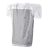 Football Jerseys for Men Practice Football Jersey Football Costume Football Practice Apparel for Player Men Sports Training (as1, Alpha, l, Regular, Regular, White)
