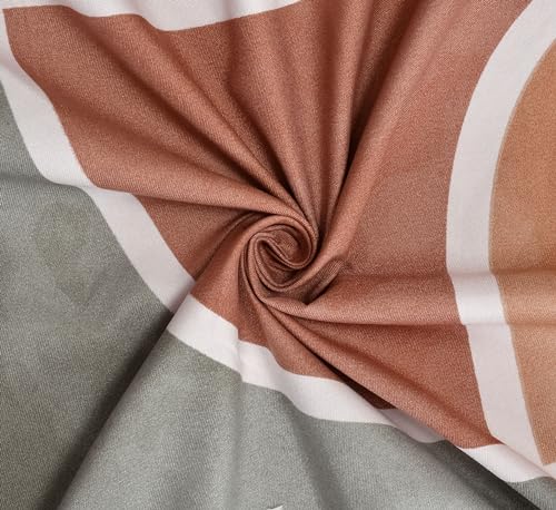 Image of KAWI Elastic Fitted Printed Bedsheets Queen Size (60 inchx78 inch) Cotton Feel Dpuble Bed, 2 Pillow Covers 200TC - Red Colour