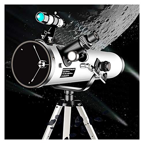 Telescopio astronómico refractor 114mm YXCKG con trípode ajustable miniatura 1