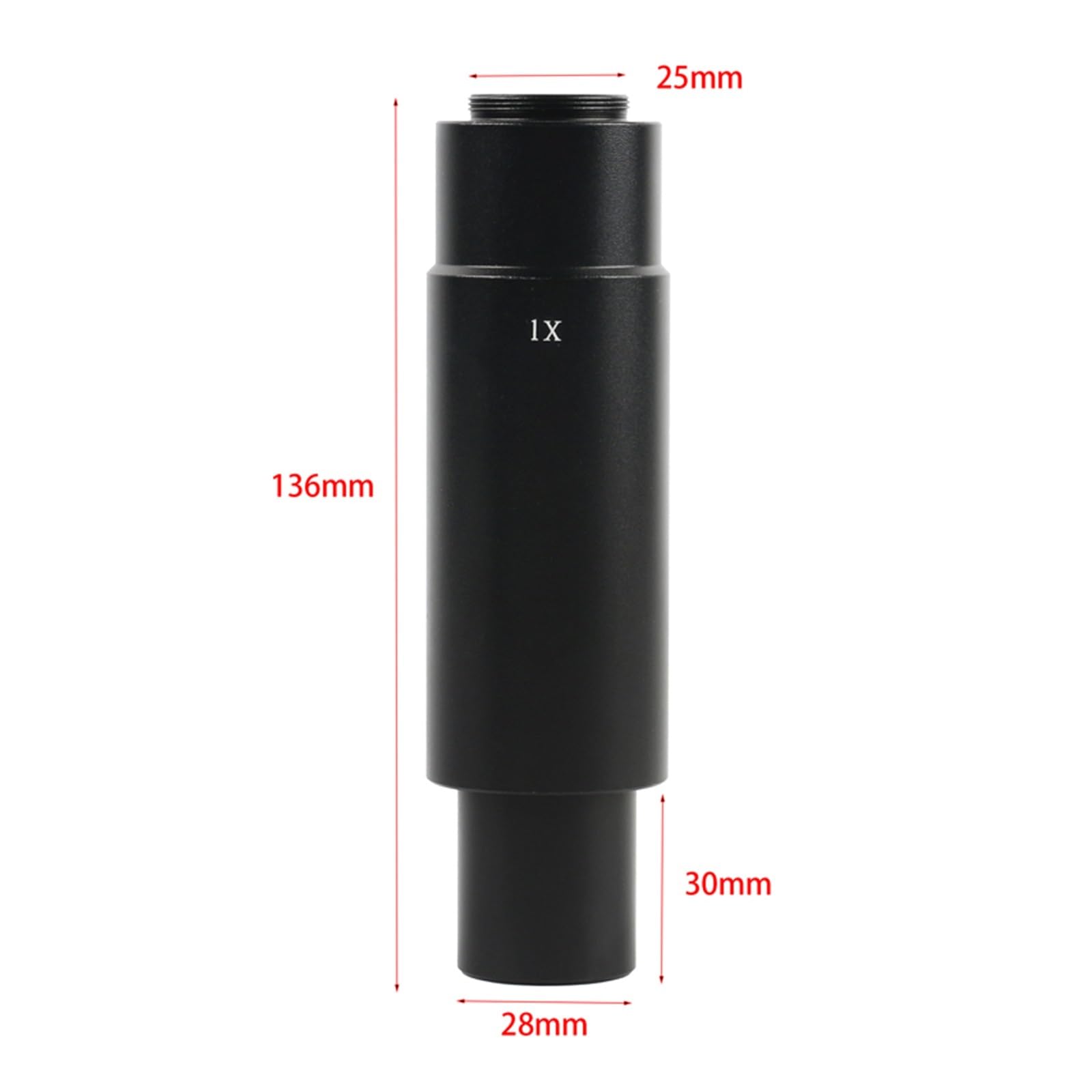 Lente de Microscopio, 0.35X .5X 1X Industry Mono Lens Zoom C-Mount Adapter for 10A .7X ~ 4. Microscope Cámara Lente Ocular(3pcs)