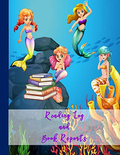 Reading Log And Book Reports: A Reading Journal For Kindergarten To 5th Grade Readers To Be Used To Keeps Track And Review Their Book Reading-Great Gift For Kid With Cute Mermaid Book Cover(Vol.4) image 3