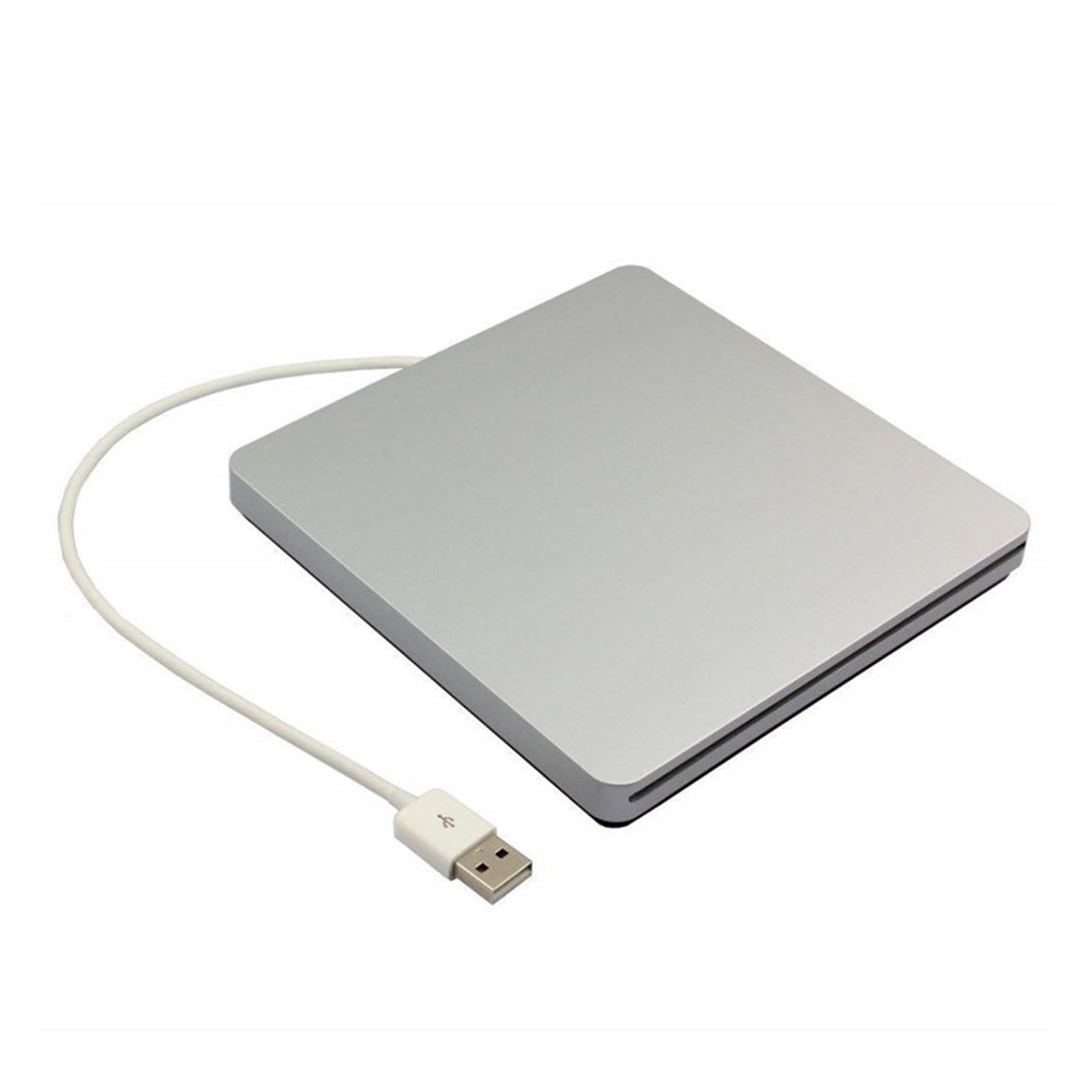 Aspirazione USB Unità DVD Esterna Masterizzatore CD Mobile Esterno For Computer Salvaspazio(SilverUSB)