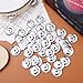 Abaodam 50pcs Tambourine Jingle Effect Tambourine Bell Rings Cymbal Replacement Accessories Percussion Instrument Percussion Drum Cymbal Ring Stainless Steel Child Single Ring Drum Set