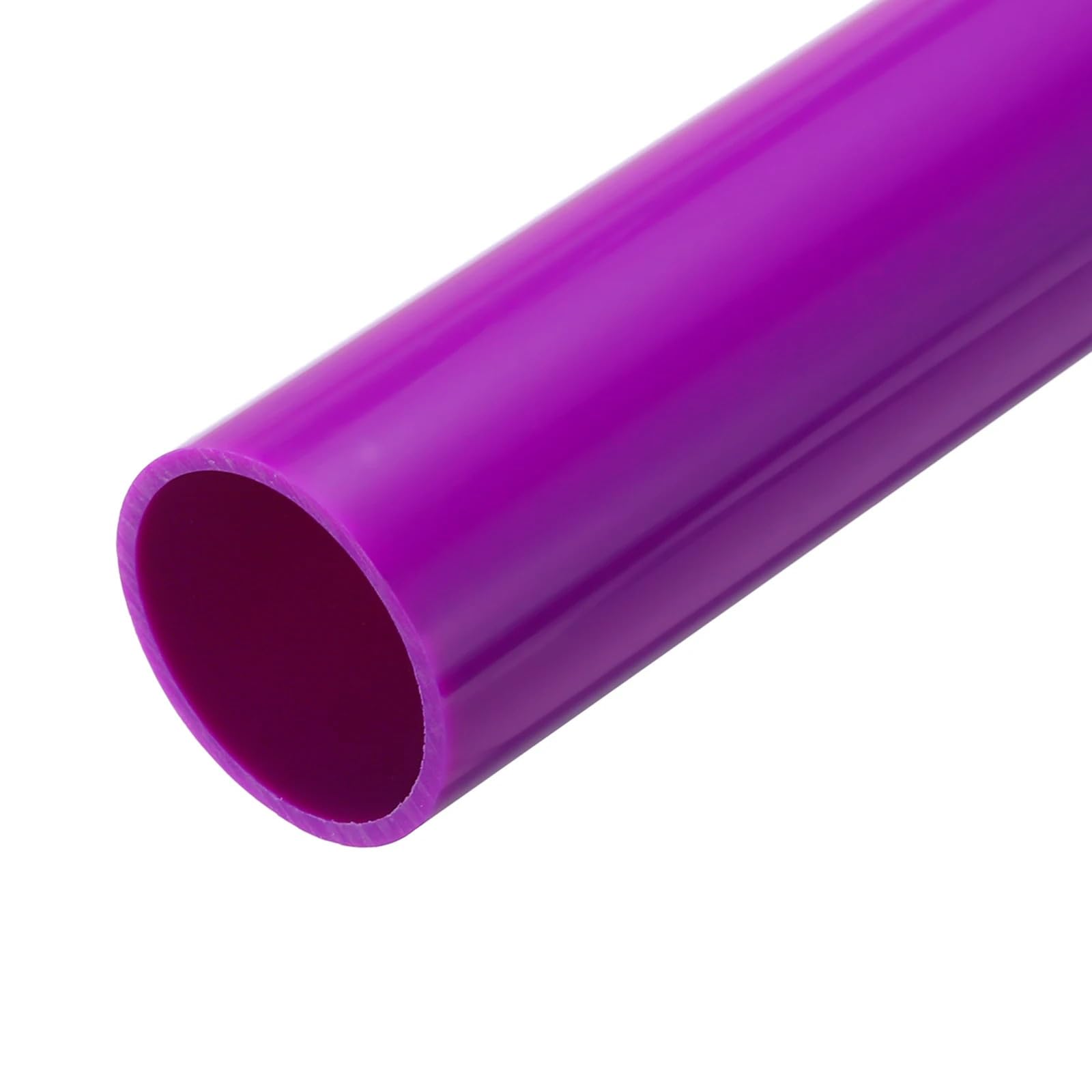 Tubo rígido Transparente de PVC, Tubo rígido de PVC, Tubo Redondo, tubería de ferretería for tuberías de Agua, Manualidades, Funda de Cable(16mmx20mmx0.35m)