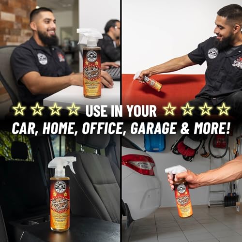 Image of Chemical Guys Signature Scent Air Freshener & Odor Eliminator (4 oz) (3 Pack) - Crisp, Masculine Fragrance Spray for Car, Office & Interior Spaces
