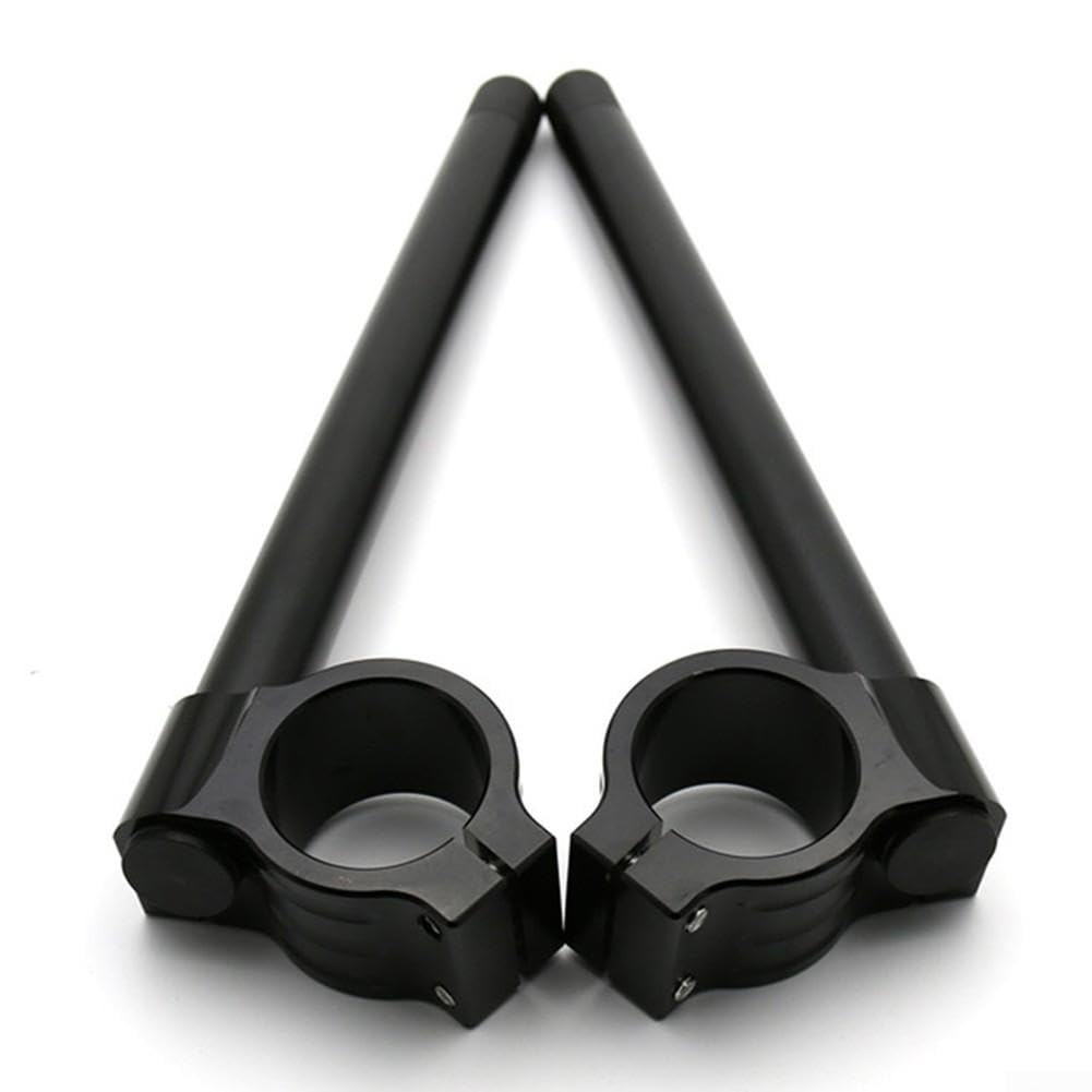 CNC Alluminio Forcella Tubo Manubrio 7/8 Pollice Nero Argento (35MM nero)