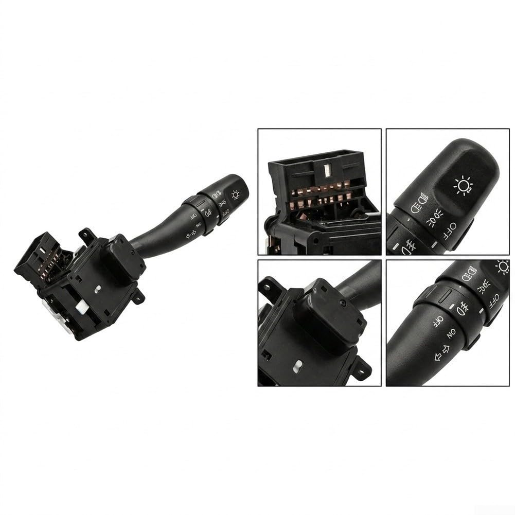 Interruptor Luces Limpiador ABS Negro Elantra 2004-2006