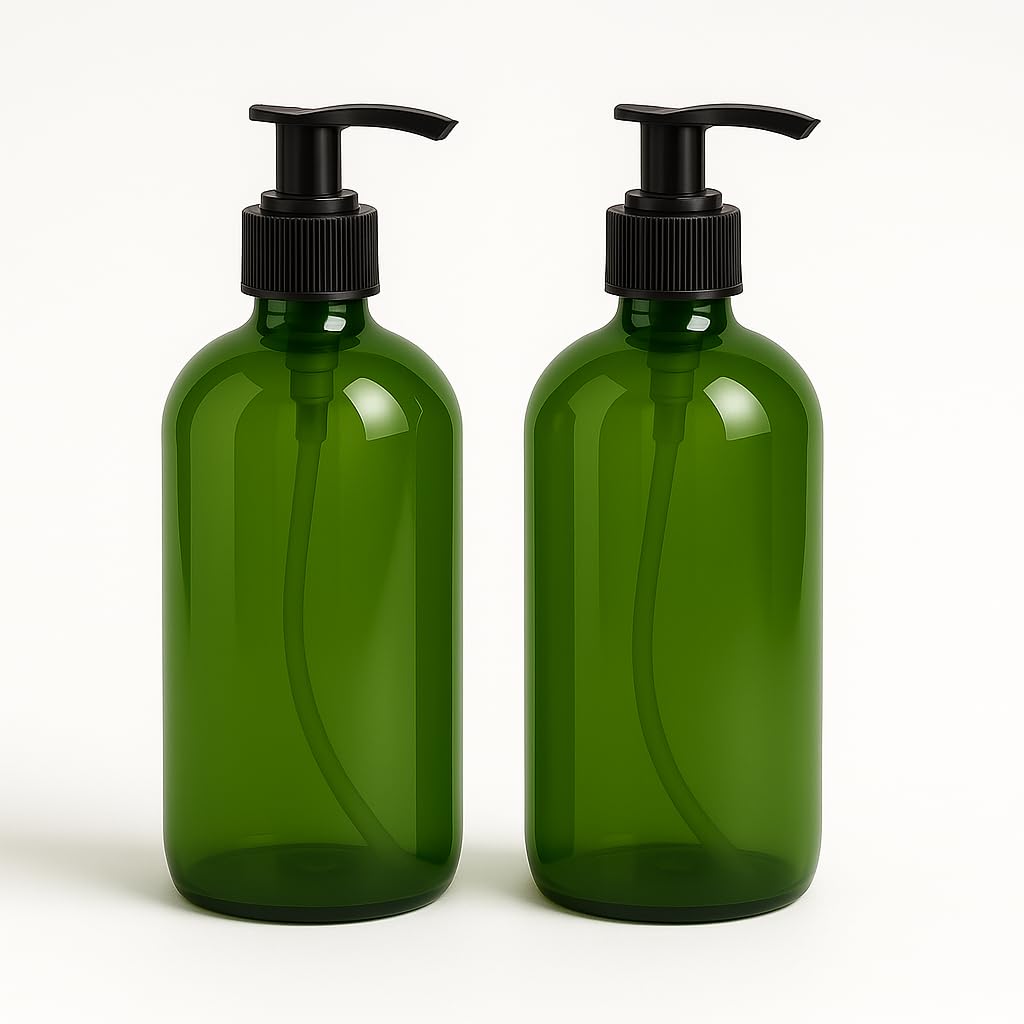 NilocG Aquatics Aquarium Dosing Bottles 500ml 2x Green 500ml Bottles with 1ml Pump
