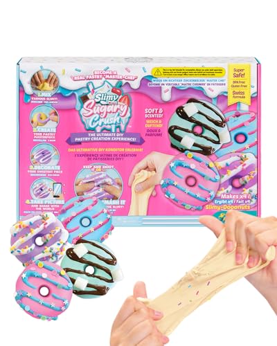 SLIMY Sugary Crush – Dooonuts, Slime y Plastilina Juego Creativo para Mezclar, Moler y Decoración, Creativo para Niños
