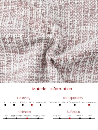 Image of Hobemty Women's Sleeveless Tweed Dress Boat Neck Work Office Sheath Dresses