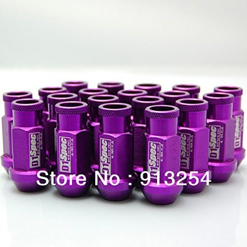 D1 Spec lug nuts JDM M12 purple, Honda Civic Integra CRX, Nissan 200SX S13 S14 JDM lug nuts