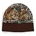 Paramount Outdoors American Flag Acrylic Cuffed Beanie Knit Skull Watch Cap with US Flag Patch (RT Edge/Brown)
