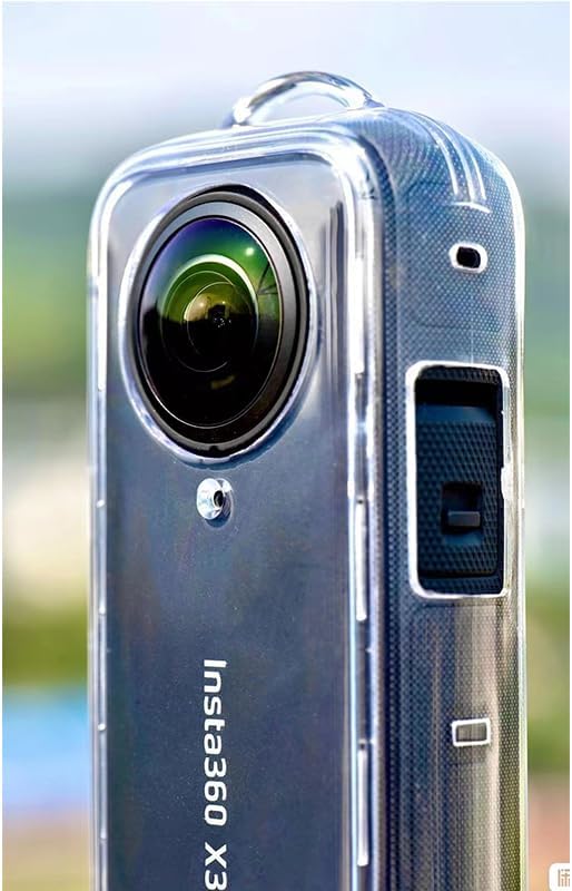 Coyktonty Transparent Protective Case for Insta360 X3,Impact Resistant, high Transparency, Anti-Scratch, Waterproof, dustproof Soft PC Material