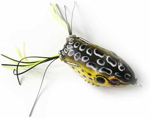 Miniatura 5 de 6pcs Topwater Rana Señuelo Ray Frog Pesca Crankbait Señuelos Artificial Suave Cebo 5.5CM 8G Tubo Suave Cebo