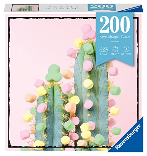Ravensburger Puzzle Moment 17367 Cactus - 200 Pieces Puzzle for Adults and Children from 8 Years, Green, 33 cm x 21 cm