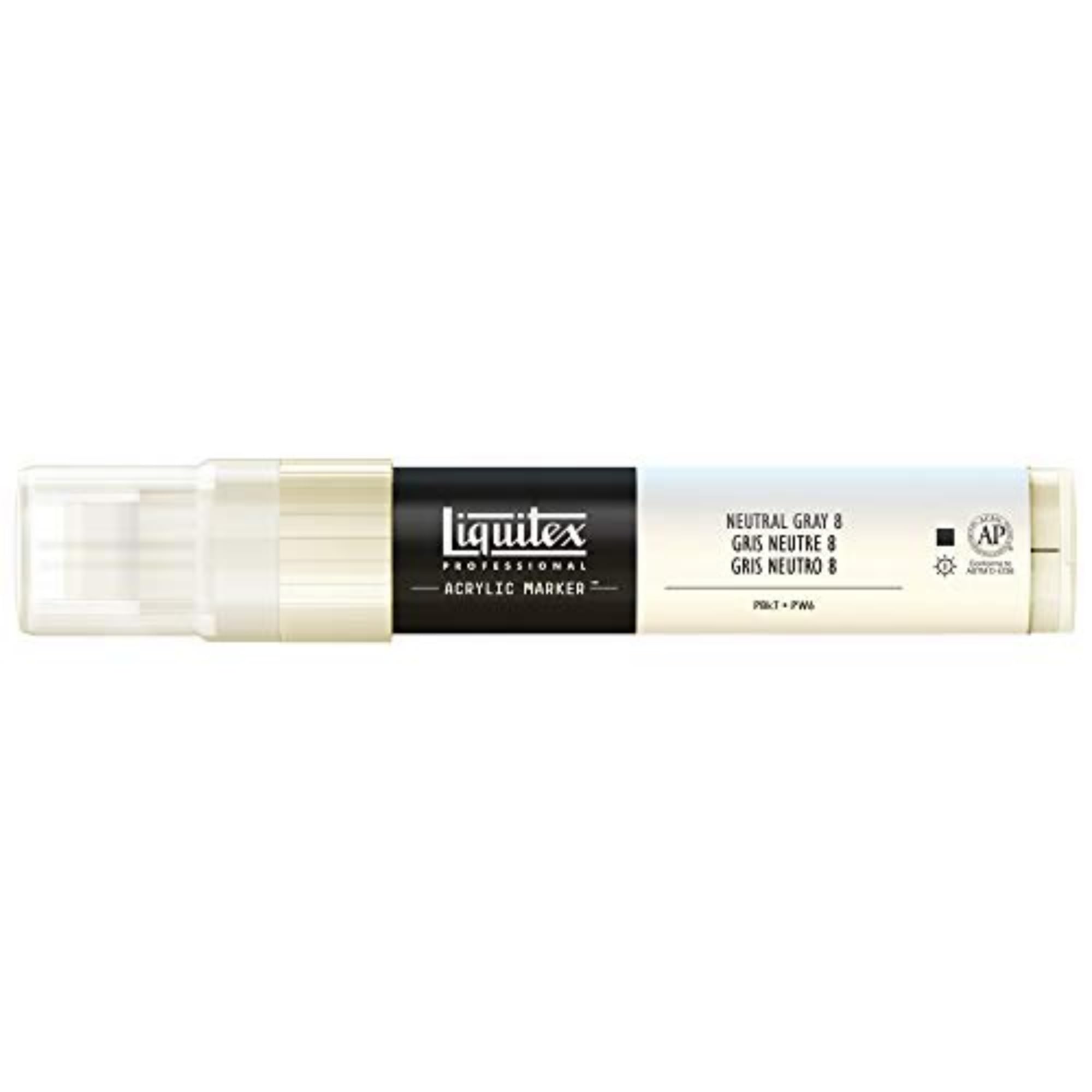 Liquitex Professional Paint Marker with 8-15 mm Wide Nib - Neutral Gray 8