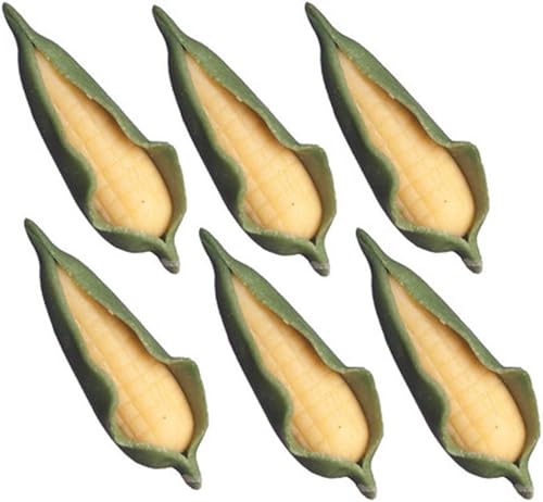 Classics Dollhouse - Juego de 6 orejas de maíz en miniatura