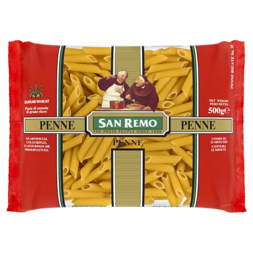Image of San Remo Penne Pasta 500g | Healthy No Maida Choice | Australian Durum Wheat Semolina | Firm Texture | Ideal for Sauces, Bakes & Salads | Vegan