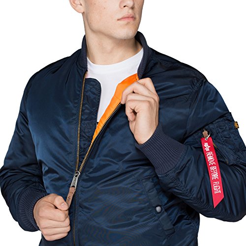 Alpha Industries MA-1 VF 59 Long Bomberjacke für Herren Rep.Blue – Ansicht 6