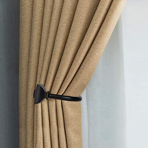 image for KAMANINA Decorative Curtain Drapery Holdbacks, Window Curtain Holdback