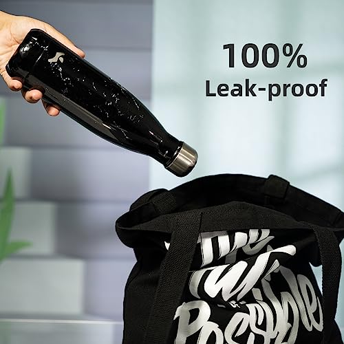 Konokyo KCOLA25MIDNIGHT BLACK Insulated Water Bottles,25 Oz Double Wall Stainless Steel Vacumm Metal Flask thumb #4