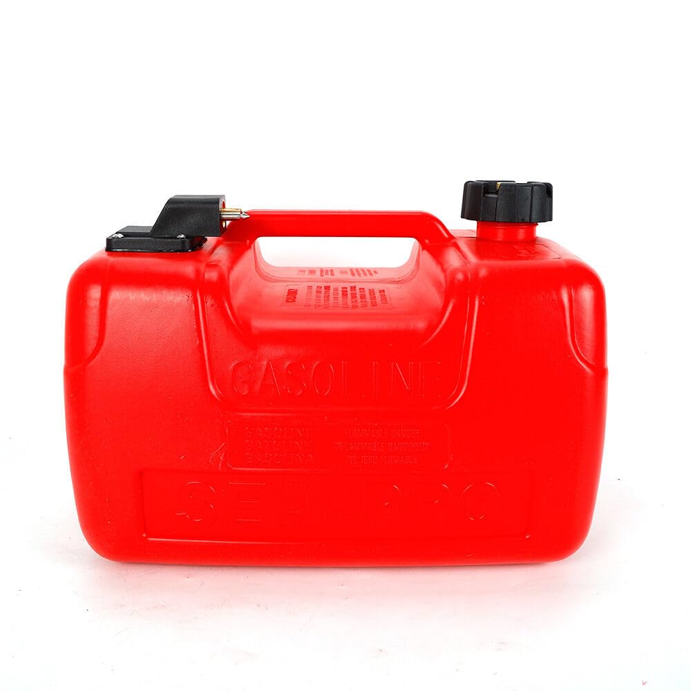 Tragbare Bootstank Benzintank 12 Liter Aussenborder Kraftstofftank Ersatztank Kanister Tank für kleine bis große Boote Schlauchboote Zinnies Kanus und sogar 37x30x27cm