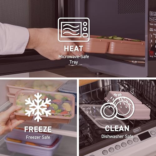 image for Bentgo 20-Piece Lightweight, Durable, Reusable BPA-Free 2-Compartment 