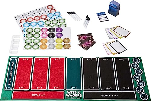 Juego de mesa Wits & Wagers edición Vegas Mattel miniatura 6