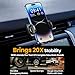 ELOHEI for Land Rover Discovery Phone Holder with Custom Base, Car Phone Mount Compatible with 2020 2021 2022 2023 2024 Land Rover Discovery Sport Accessories (HE05)