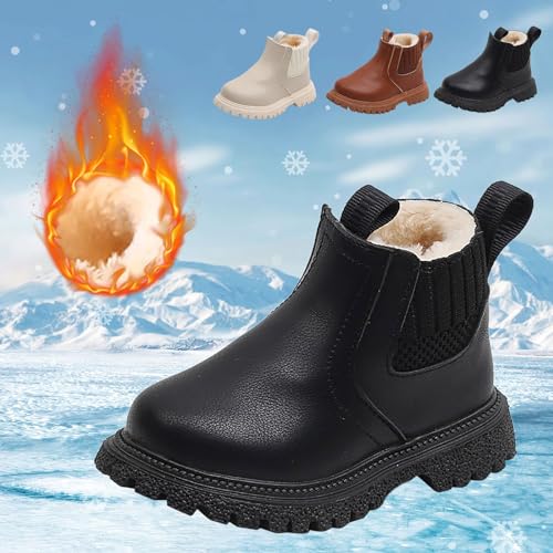 Girls Boots Ankle Boots for Girls Slip On Boots Short Booties Warm Shoes Fashion Boots for Infant/Toddler/Little Kids4