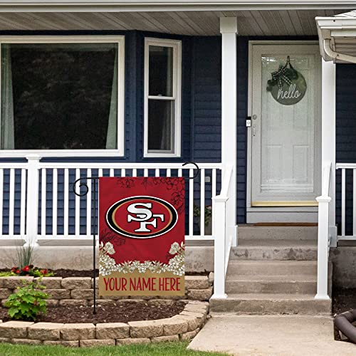 Image of Rico Industries NFL Standard /Primary Personalized 13 inch x 18 inch Double Sided Garden Flag