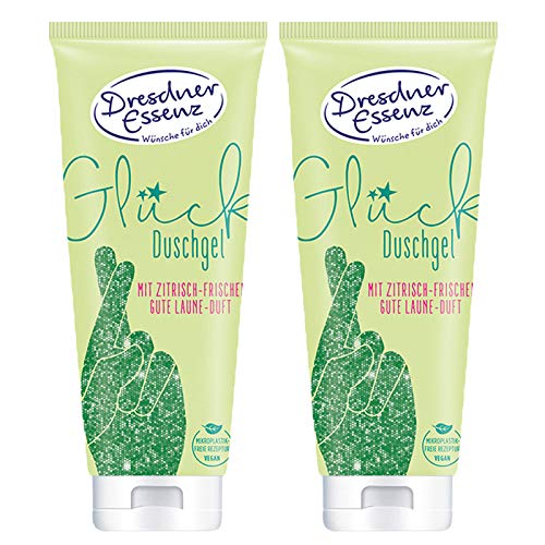 2er Pack Dresdner Essenz Duschgel Glück 2 x 75 ml Duschbad vegan