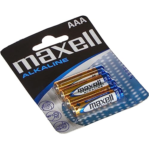 Maxell - Pile Alcaline - AAA x 4 - Long Lasting Power (LR03)