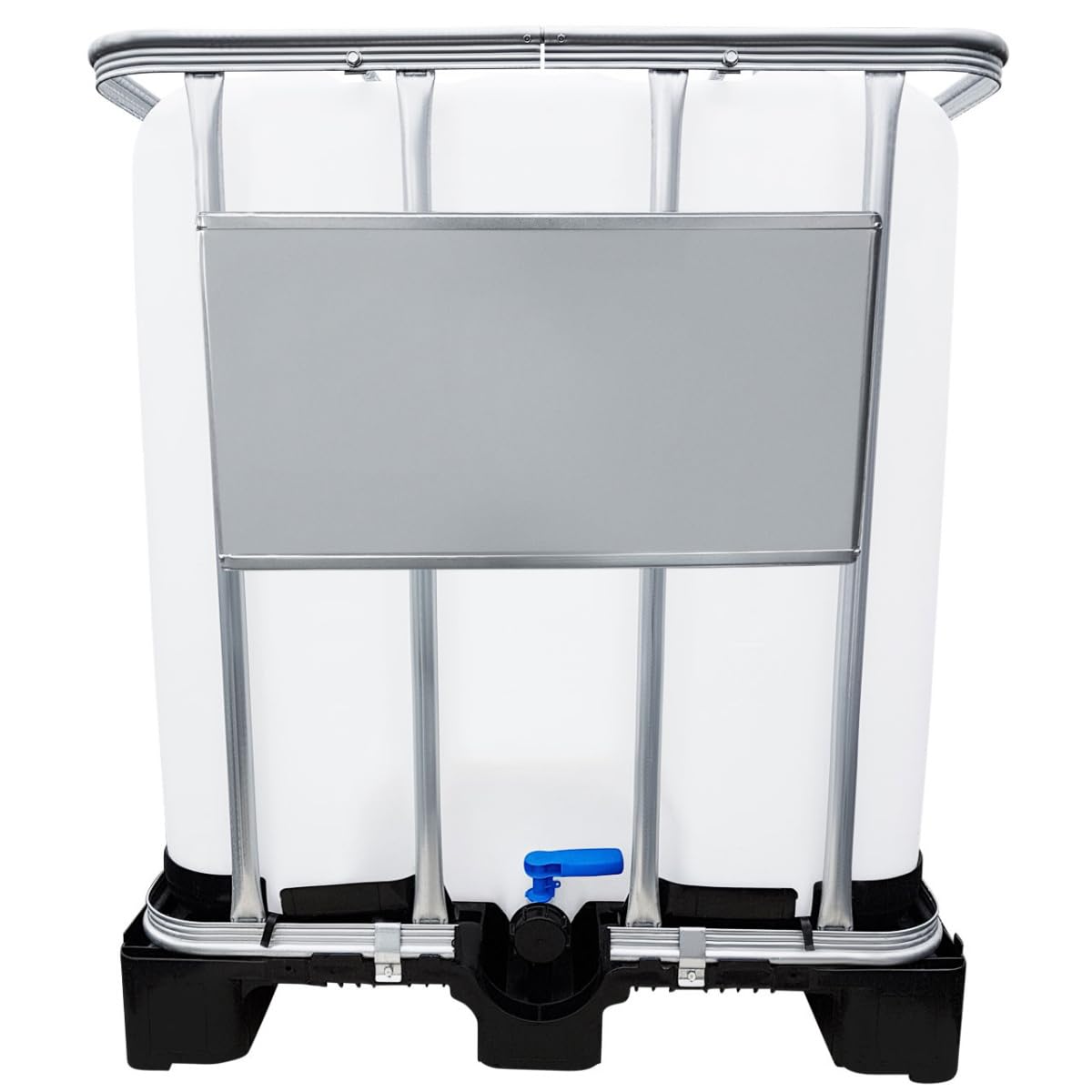 1000l IBC Wassertank auf PE-Palette (Gebraucht/Gespült)