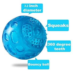 3 Squeaky Dog Toy Balls for Lagre Medium Breed Indestructible Dog Balls for Playing Fetching  Retrieving Durable Aggressive Chewers 2 Pcs Green+purple  Cucciolini Doodles 3 squeaky dog toy balls for lagre medium breed indestructible dog balls for playing fetching  retrieving durable aggressive chewers 2 pcs green+purple   cucciolini doodles