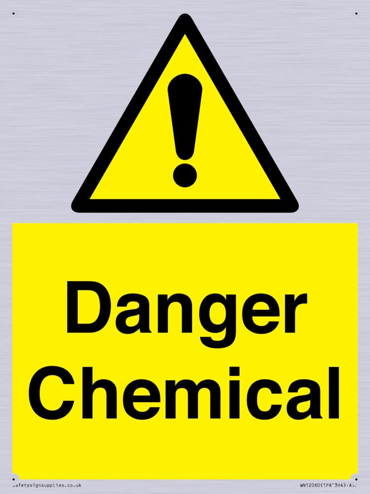 Danger Chemical Sign - 150x200mm - A5P