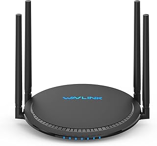 WAVLINK WiFi 6 Router,AX1800 Wireless Router, Dual Band Gigabit WiFi Internet Mesh up to 1,500 sq. ft and 64+ Devices, Mesh Router, TouchLink, Parental Control, QoS,for Home