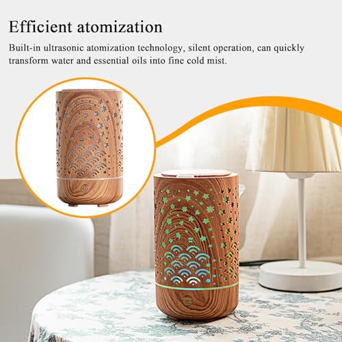 Petit humidificateur d'arôme et diffuseur d'huile 4 en 1 compact - 8
