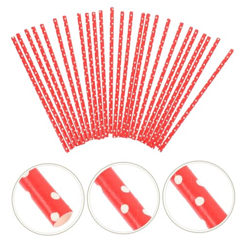 Uonlytech 100pcs pitillos desechables biodegradables de papel miniatura 6